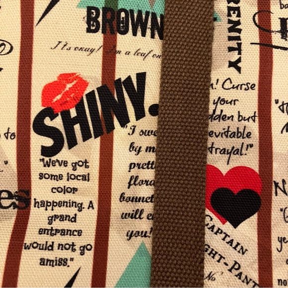 Handmade quirky Firefly Fandom tote - 1 pocket - Picture 9 of 9